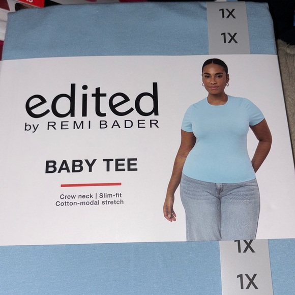 Edited by Remi Bader Women's Baby Tee - Picture 3 of 5